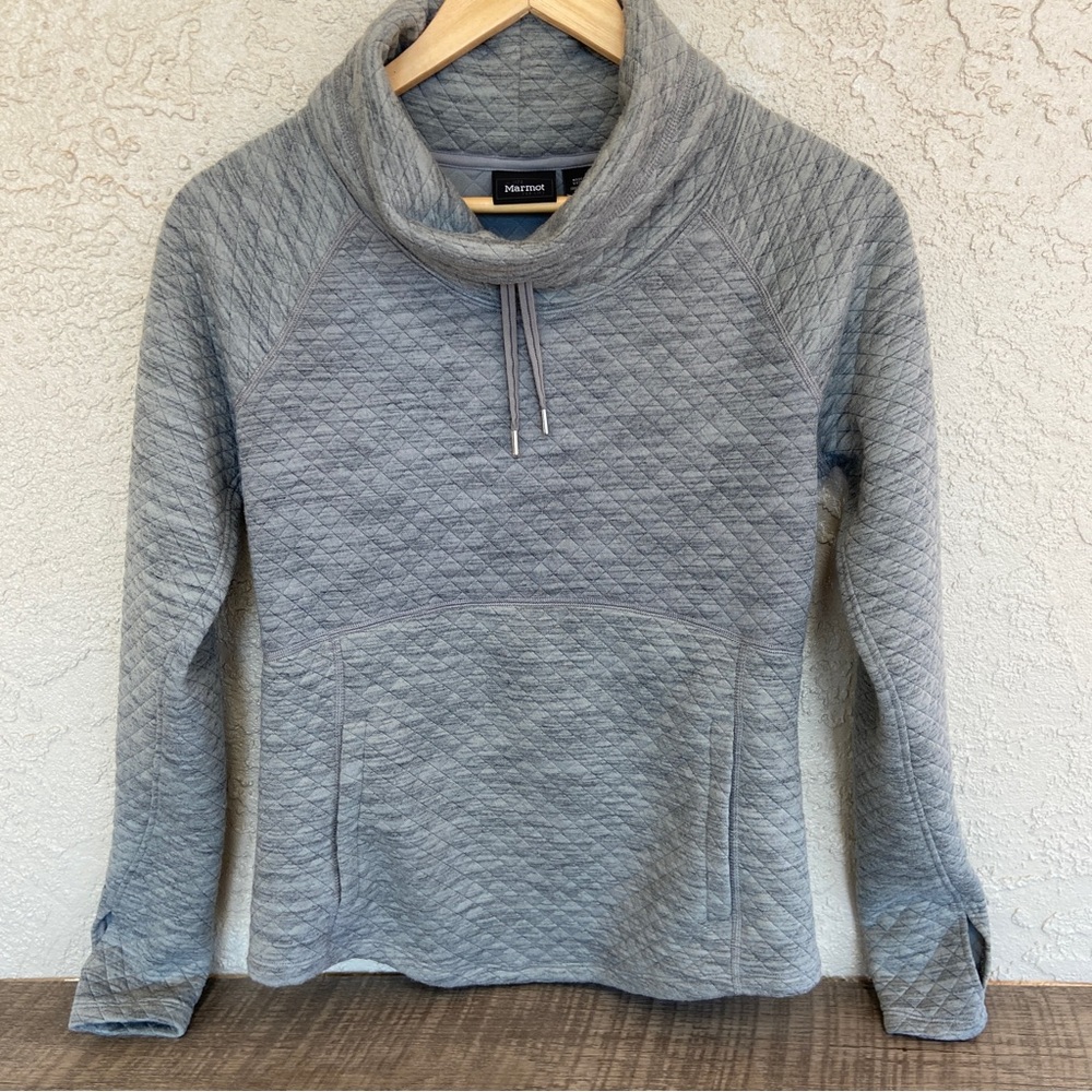 Marmot Quilted Annie Top in Gray - Size S